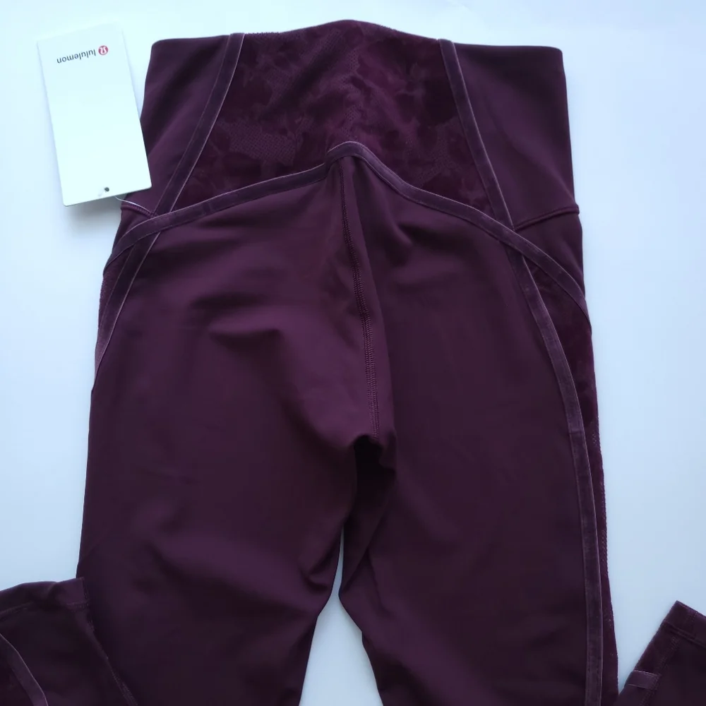 🍋NWT Lululemon Wunder Under High-Rise Tight* Flocked 28" - Picture 9 of 13